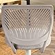 FurnitureR Kompakter Klassenstuhl, ergonomischer Sitz für Schule, Rückenlehne aus atmungsaktivem Netzgewebe, höhenverstellbar, Zeichenzimmerstuhl für Kinder, leicht zu verschieben, 360 °, Morandi Grau
