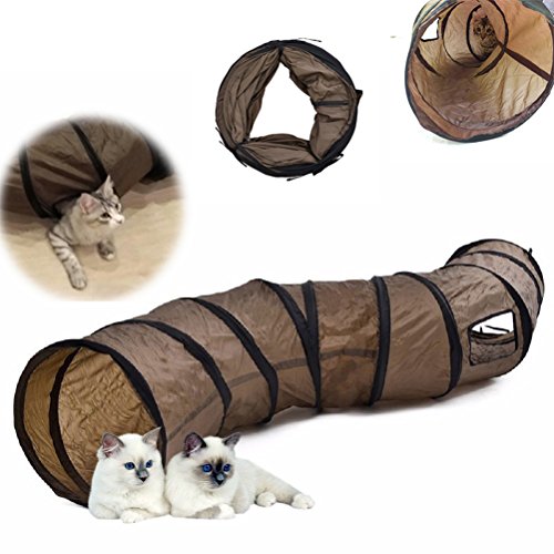 SKJIND Túnel de Juguete para Gatos, Tubo de Tienda de Campaña para Entrenamiento