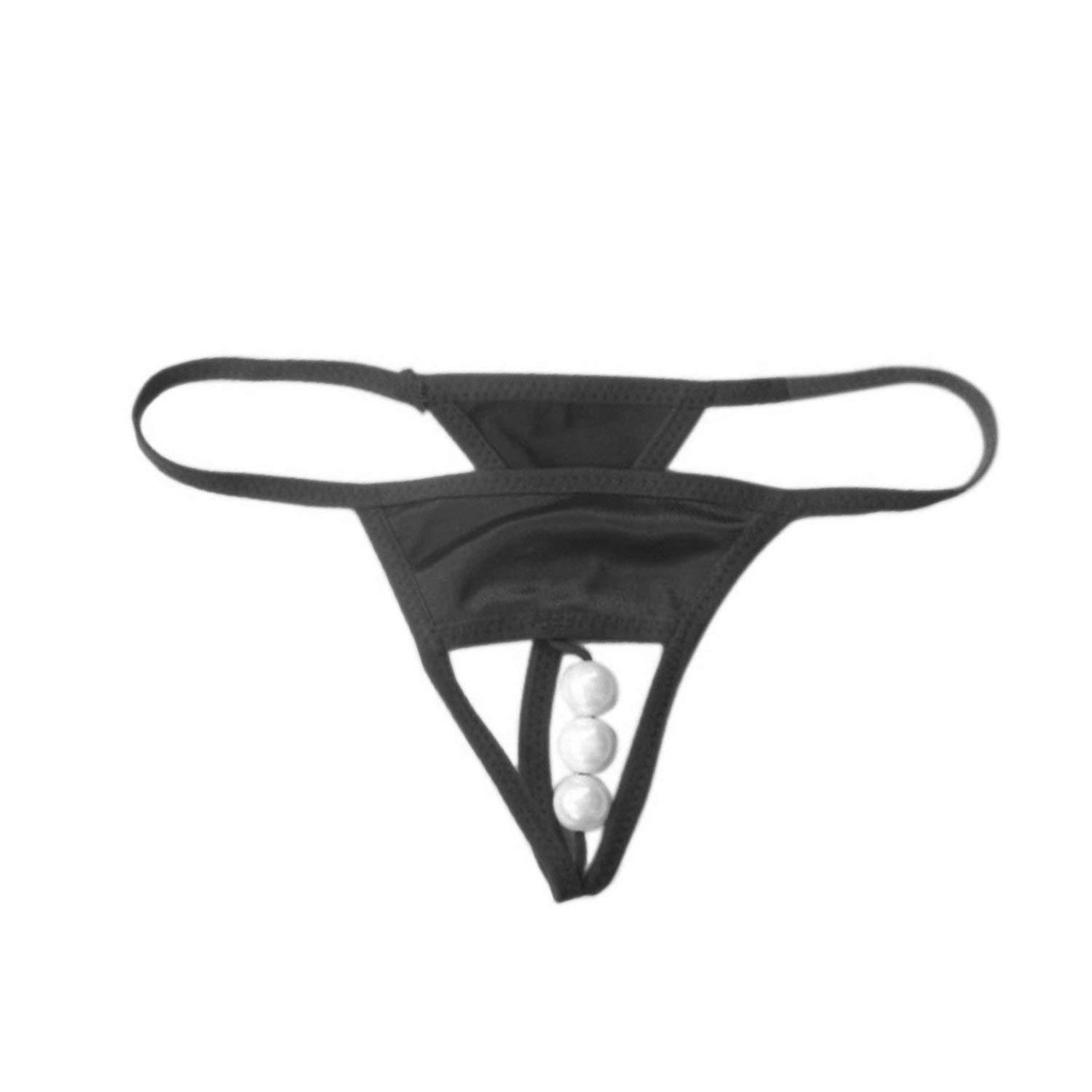 Women's Spandex Thong Panty (Pack of 1 Piece) (8015B_Black_Free Size)-image-31