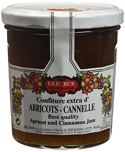ERIC BUR Confiture Extra Abricot Cannelle 370 g - Lot