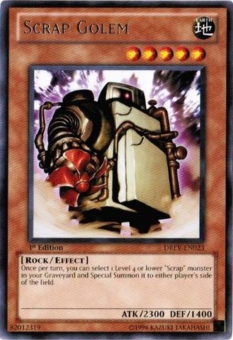 Amazon.com: Yu-Gi-Oh! - Scrap Golem (DREV-EN023) - Duelist Revolution -  Unlimited Edition