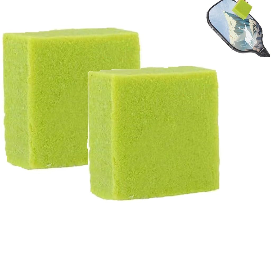Lucktao2pcs Pack Pickleball Paddle Clean Eraser - Swift Cleaning Equipment for Pickleball Racket, Removes Residue and Dirt - Rubber Bar Cleaner Dust Remover for Men and Women