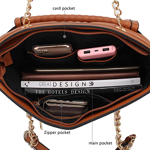 Image of MKF Collection Women Tote Bags Wristlet Wallet Large Designer Handbag Shoulder Bag Top-handle Big Satchel Hobo 2pcs Purse Set