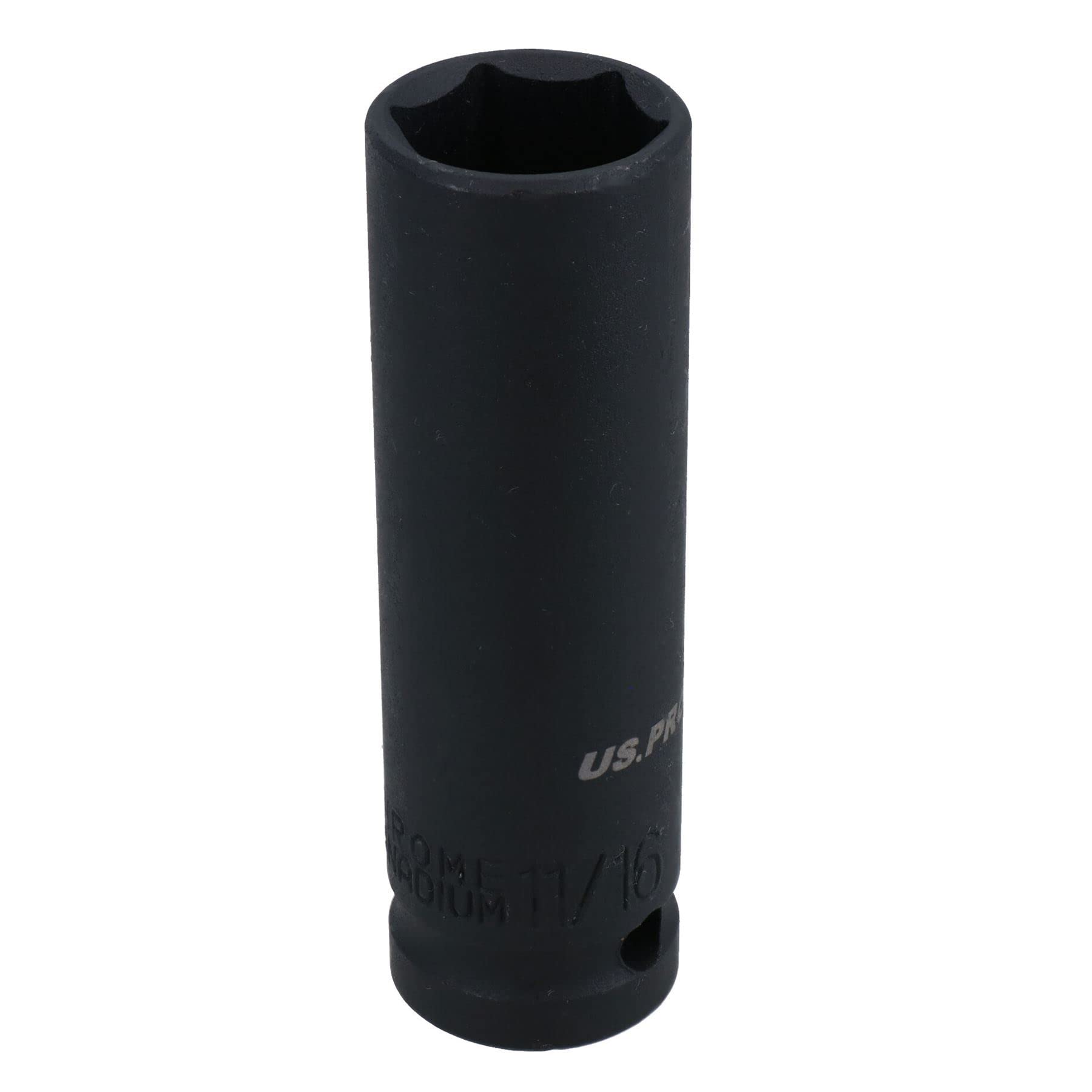 11/16in Double Deep Impact Imperial SAE Socket 1/2in Drive 6 Sided Single Hex