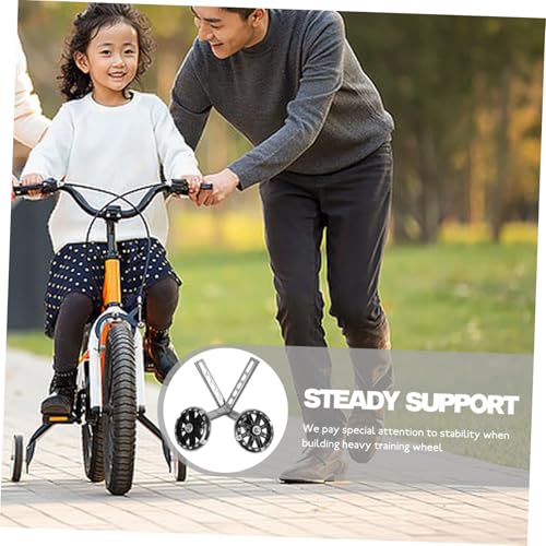 Ruedas de Entrenamiento para Bicicleta VICASKY con Luces LED, Estabilizadoras Auxiliares Negras para Principiantes, Accesorios para Bicicleta miniatura 7