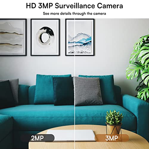 Xvim 3Mp Light Bulb Security Camera, Wifi Home Light Bulb Camera, 360° Degree Pan/Tilt View Night Vision, Indoor/Outdoor, Motion Detection #TOP3