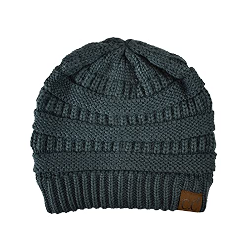 Image of Cambridge Select Thick Slouchy Knit Oversized Beanie Cap Hat