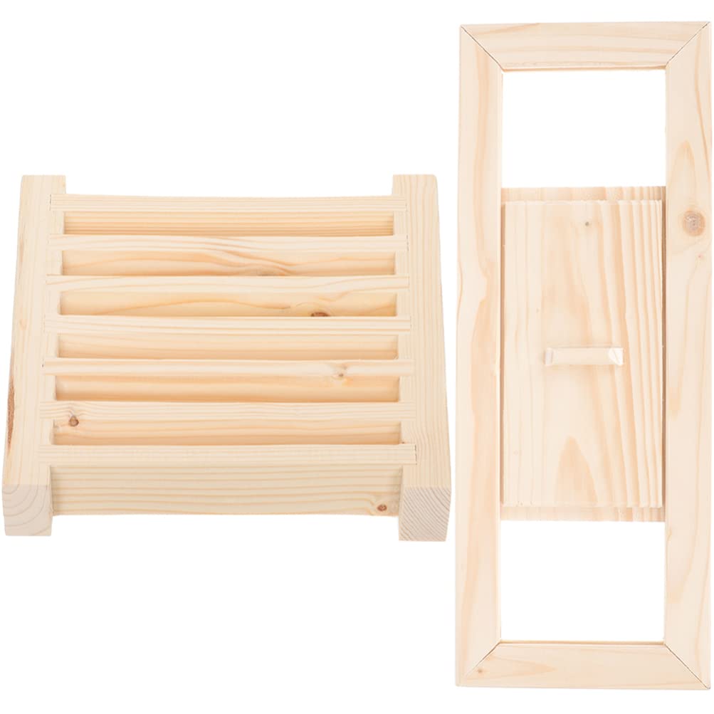 Buy Housoutil Cedar Sauna Gable Vent Kit Square Sauna Room Air Vent