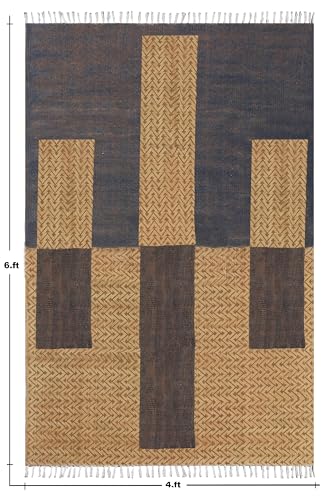 Tapis bohemien en coton lavable pour une ambiance cosy de chambre et salon - 4