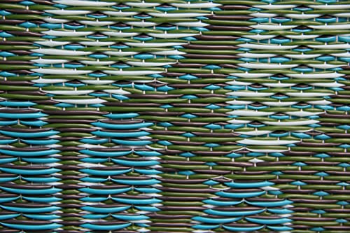 Tapete Mad Mats reversible plástico para exterior 6'x9' miniatura 4