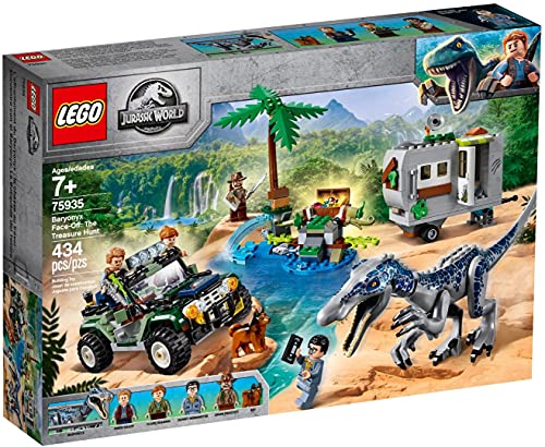 LEGO 75935 Jurassic World Encuentro con el Baryonyx: La Caza del Tesoro Juguete de Construcción