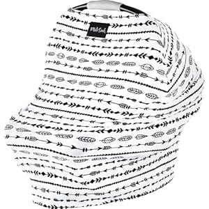 Milk Snob Original 5-in-1 Cover – Added Privacy for Breastfeeding, Baby Car Seat, Carrier, Stroller, High Chair…