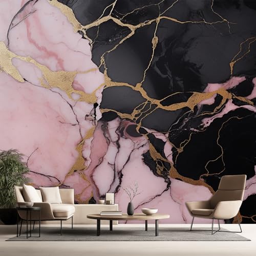 Aquailis Marble Peel and Stick Wallpaper - Luxury Agate Mural,