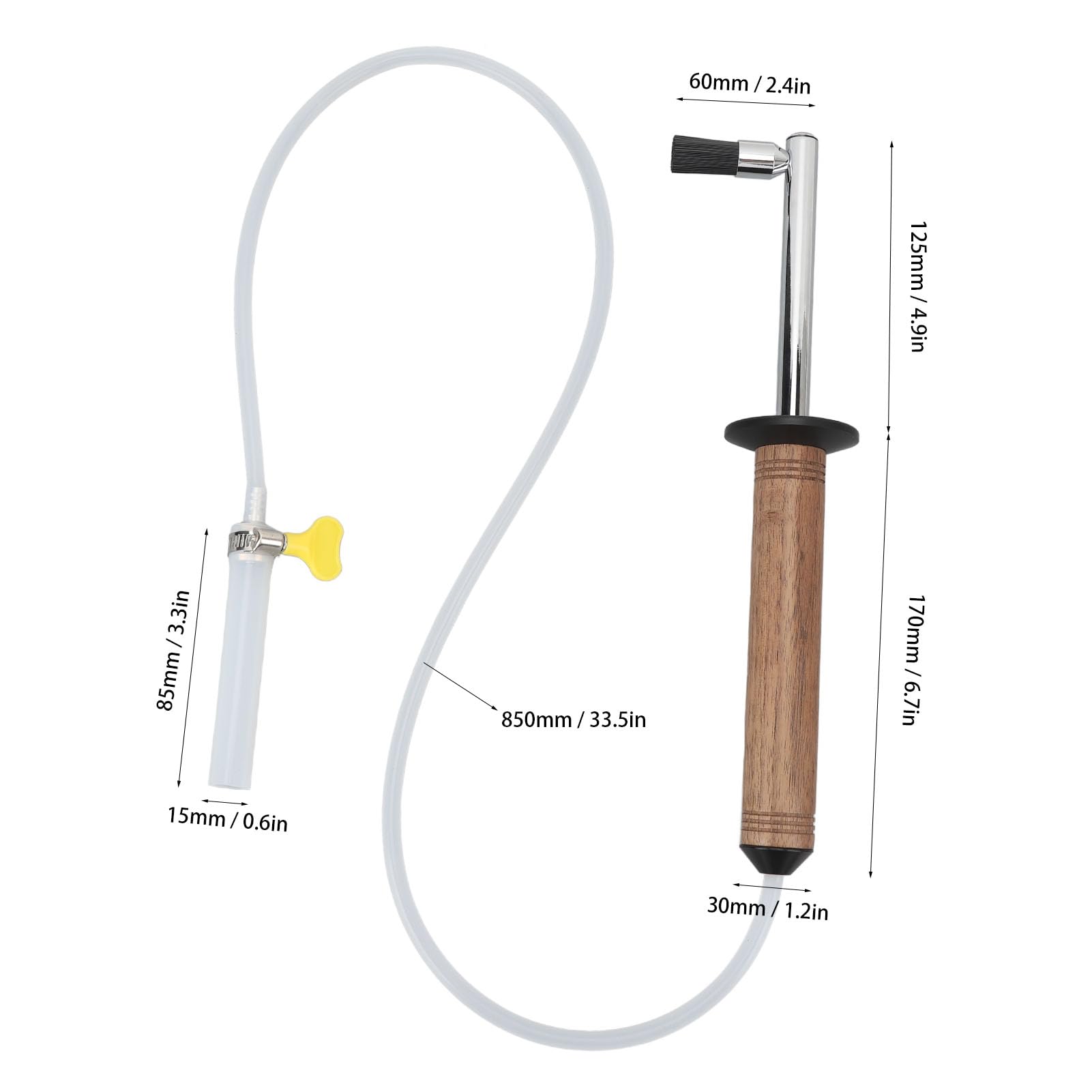 Luocute Espressos Pincel, Kit de Limpieza de la Máquina Espressos, Limpiador de Varitas de para una Varita de de Más de 10 Mm, Kit de Descalificación de café a Alta Presión con Anti