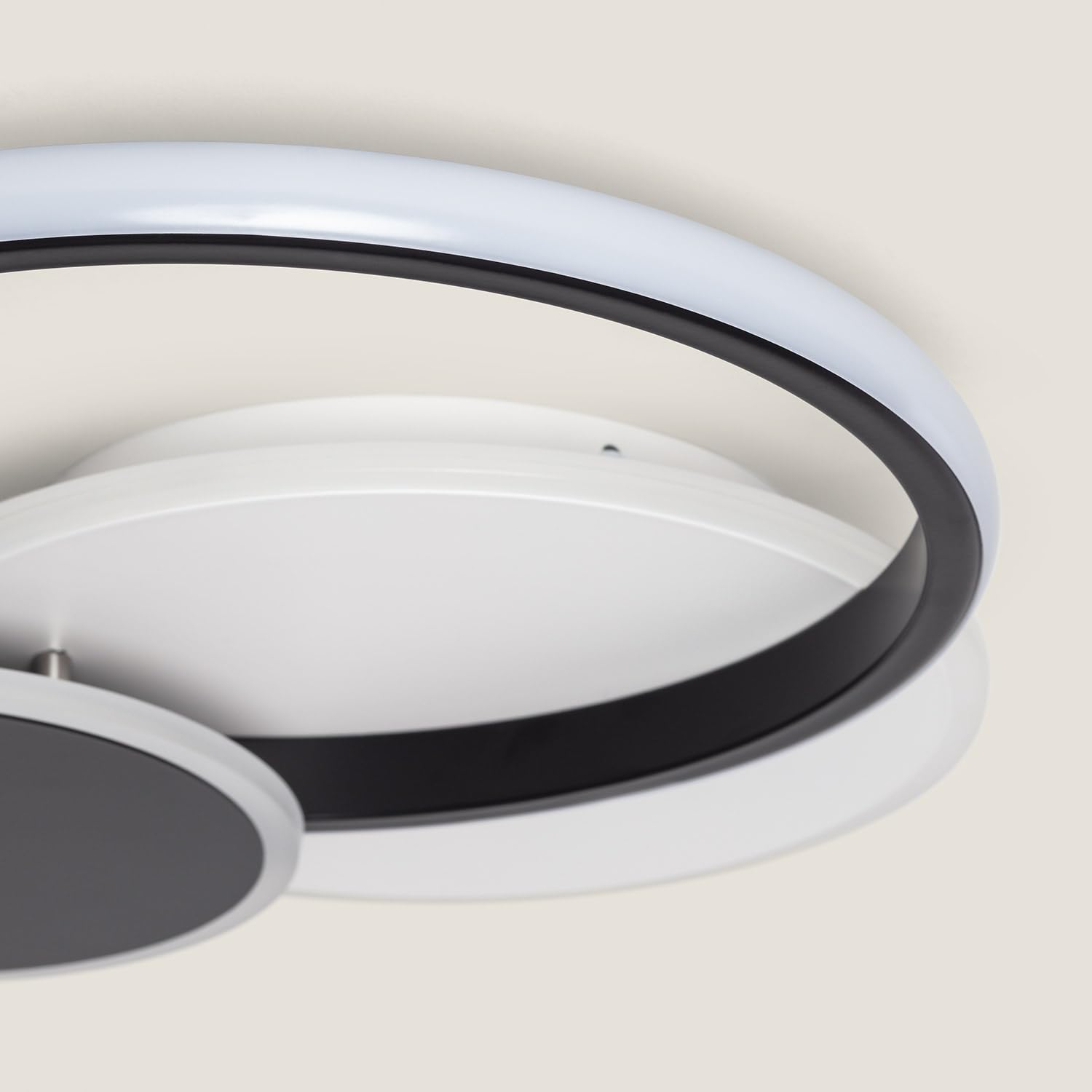LEDKIA Lampa Sufitowa LED 27W z Metalu Mini Eklips Berno 4000K Biały Neutro