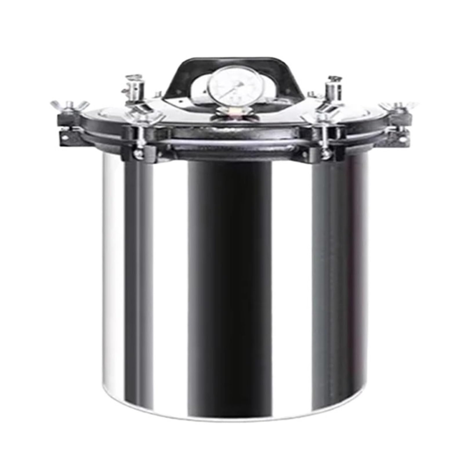 Sterilizzatore portatile dell'autoclave dell'acciaio inossidabile, serbatoio di sterilizzazione a vapore ad alta pressione, riscaldamento automatico per sterilizzazione rapida ed efficiente