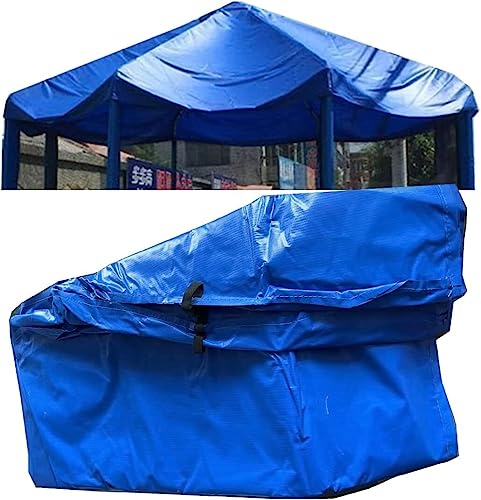 TFG - Ttfd 6/8/10/12/14/16ft Trampoline Awning, Rain and Snow Shelter Canopy Fabric, Tarp Material, Frameless Cover.(8ft)