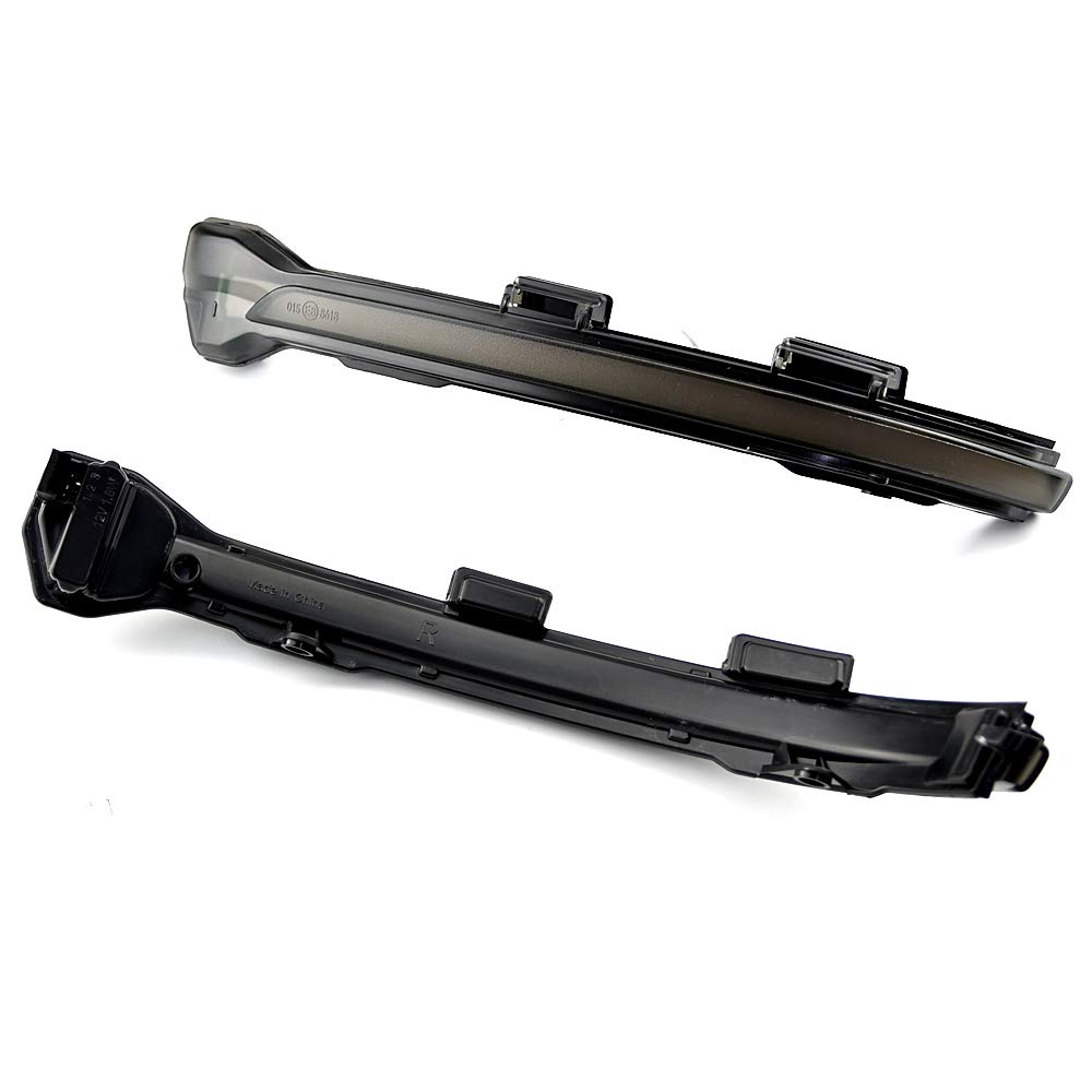 2 pezzi luci LED per indicatori di direzione dinamici per specchietto laterale, indicatori di direzione sequenziali, Compatibile con V-W Golf 7 Jet-ta MK7 VII GTI R MK7 Golf 7.5 Tou-ran