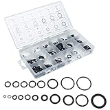 Einfach zu lagern: Das Dichtungsringe-Set ist in einer transparenten Plastikbox mit hängenden Löchern sortiert. Praktisch zum Tragen, Aufhängen und Aufbewahren.