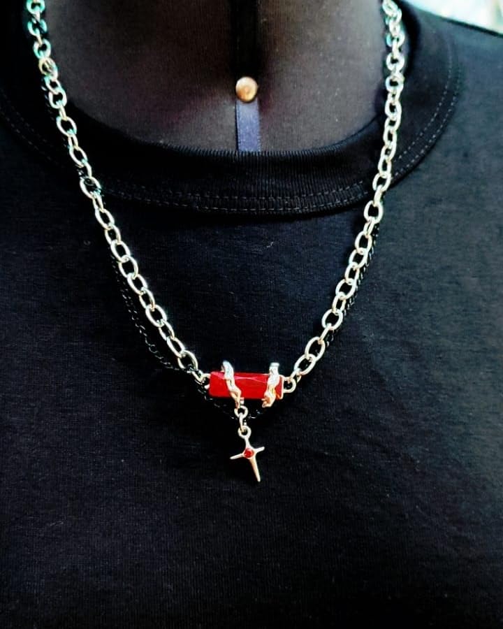 Image of Fashion Jewellery Elegant Wear Chain Pendant Necklace, Stylish Design