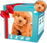 Generisch Roboter Hund Wie Echt,Roboterhund,Real Puppy Lebensechter Roboter Welpe,Spielhund Der Laufen Kann Läuft Und Bellt Für Erwachsene (E1)