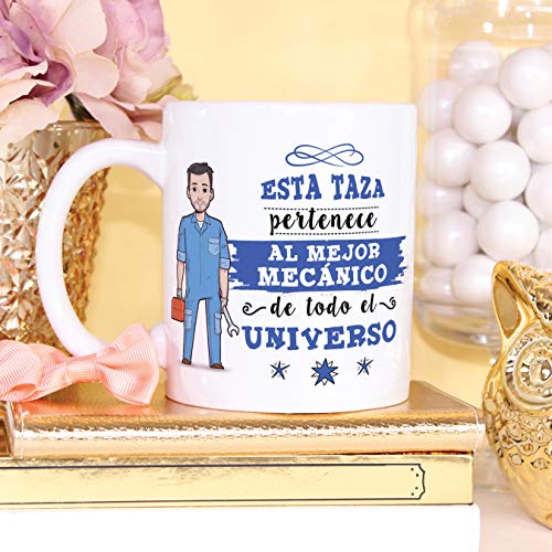 Miniatura 6 de Mecánico Tazas Originales De Café Y Desayuno Para Regalar A Trabajadores Profesionales - Esta Taza Pertenece Al Mejor Mecánico Del Universo - Cerámica 350 Ml