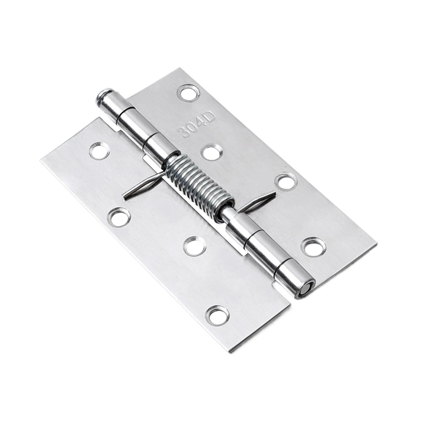 Spring Door Hinge, Automatic Rebound Hinge, Spring Hinge Door Closer, Stainless Steel Interior Door Hinges, Automatic Window Closing, Strong Load-Bearing Auto Door Closer for Bedroom Indoor