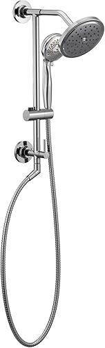 Miniatura 10 de Moen S176EP Acc-Premium - Cabezal de ducha de rendimiento ecológico de una sola función de 7 pulgadas con tecnología de ducha de lluvia de