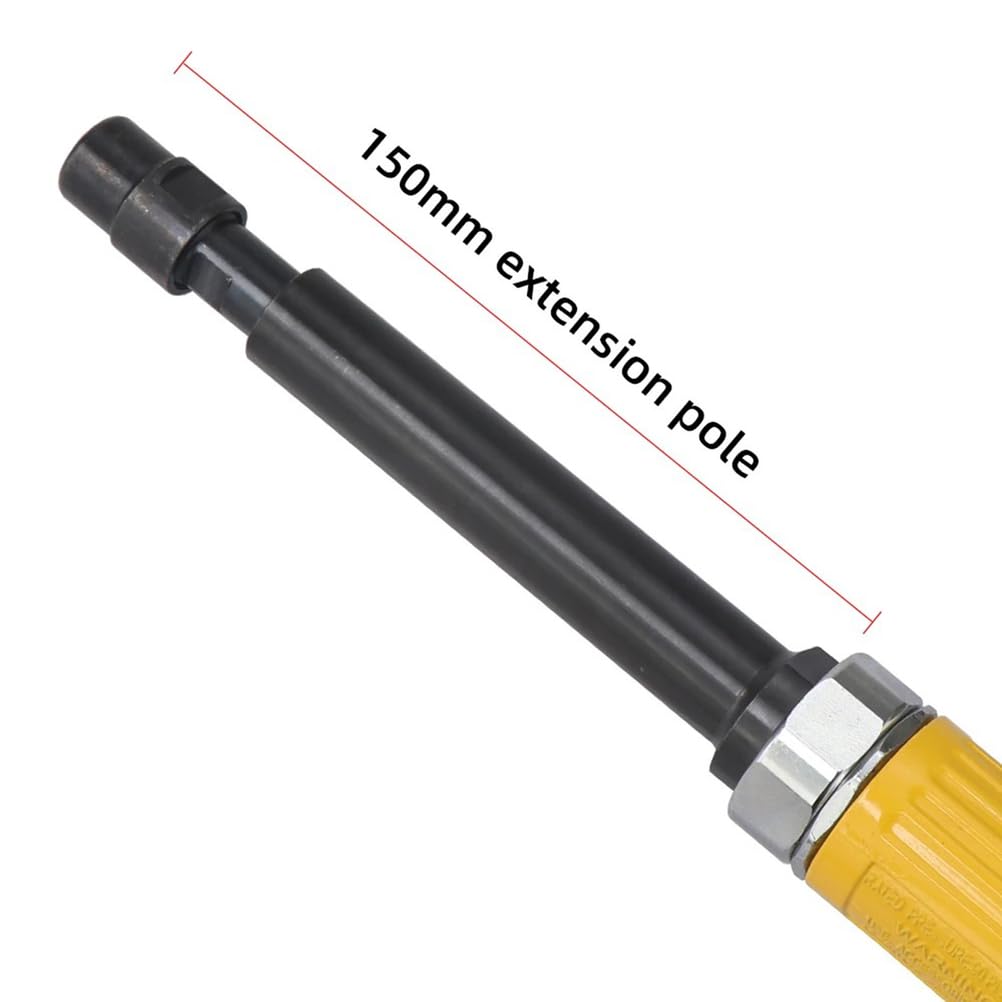 Smerigliatrice pneumatica, 1/4 "e 1/8", strumento di rettifica pneumatica dell'albero di estensione, velocità 25000 giri/min per rettifica di precisione