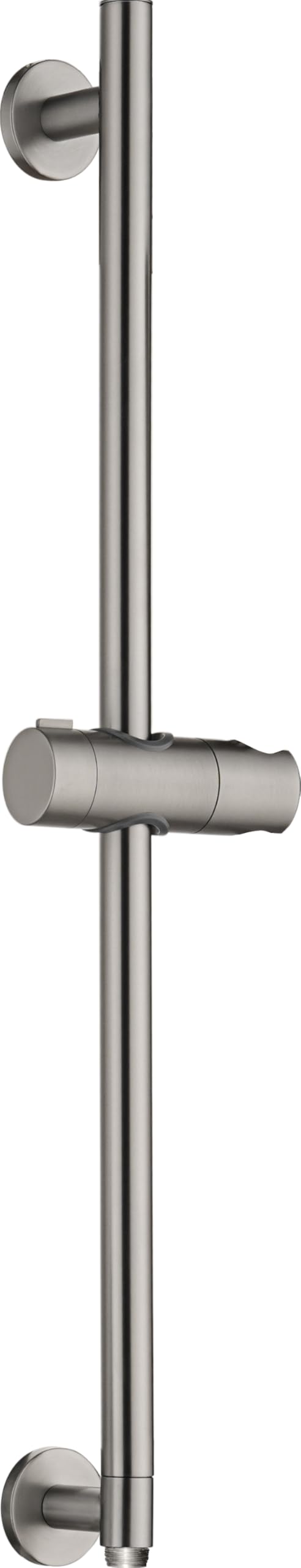 IMEX - Barra de Ducha Pared 65cm Níquel Cepillado | Barra de Acero Inoxidable S.304 Redonda con Soporte para Alcachofa de Ducha Ajustable | Recambio Original IMEX