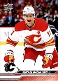 2023-24 Upper Deck #27 Mikael Backlund Calgary Flames Official NHL Hockey Card in Raw (NM or Better) Condition