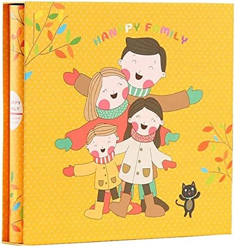 Photo Album Large Capacity Mixed 5 Inch / 7 Inch 800 Sheets Inserts Baby Growth Book, Couple Girlfriends Travel Album 32X30x5cm(Color:Happy Baby)