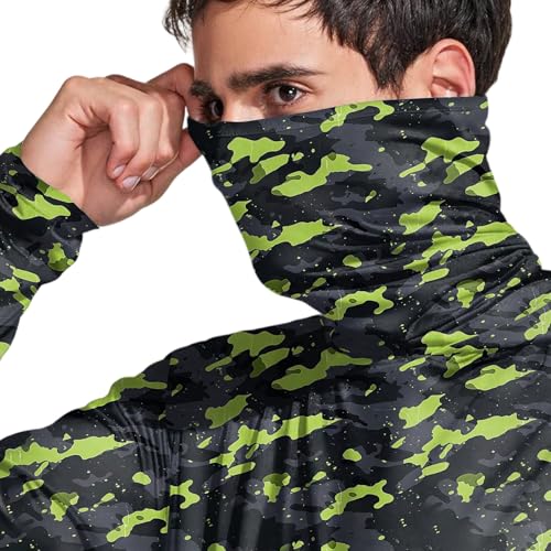 Men's UPF 50+ Sun Protection Lightweight Hoodie Performance Long Sleeve SPF UV Shirt for Fishing4
