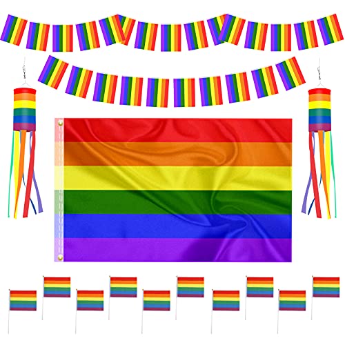Micbutty Banderas De Orgullo Gay De Arco Iris Micbutty Banderas De Orgullo Gay De Arco Iris