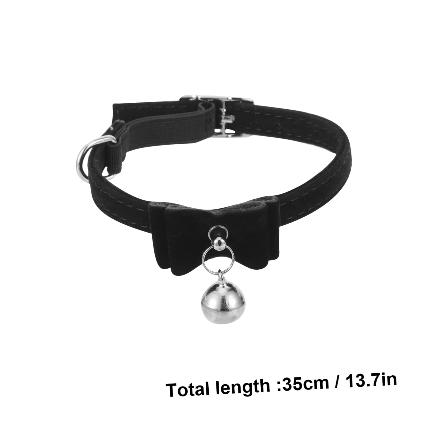 Sosoport Pink with Bowknot Adjustable Puppy for Small Dogs Festive Decorative Necklace