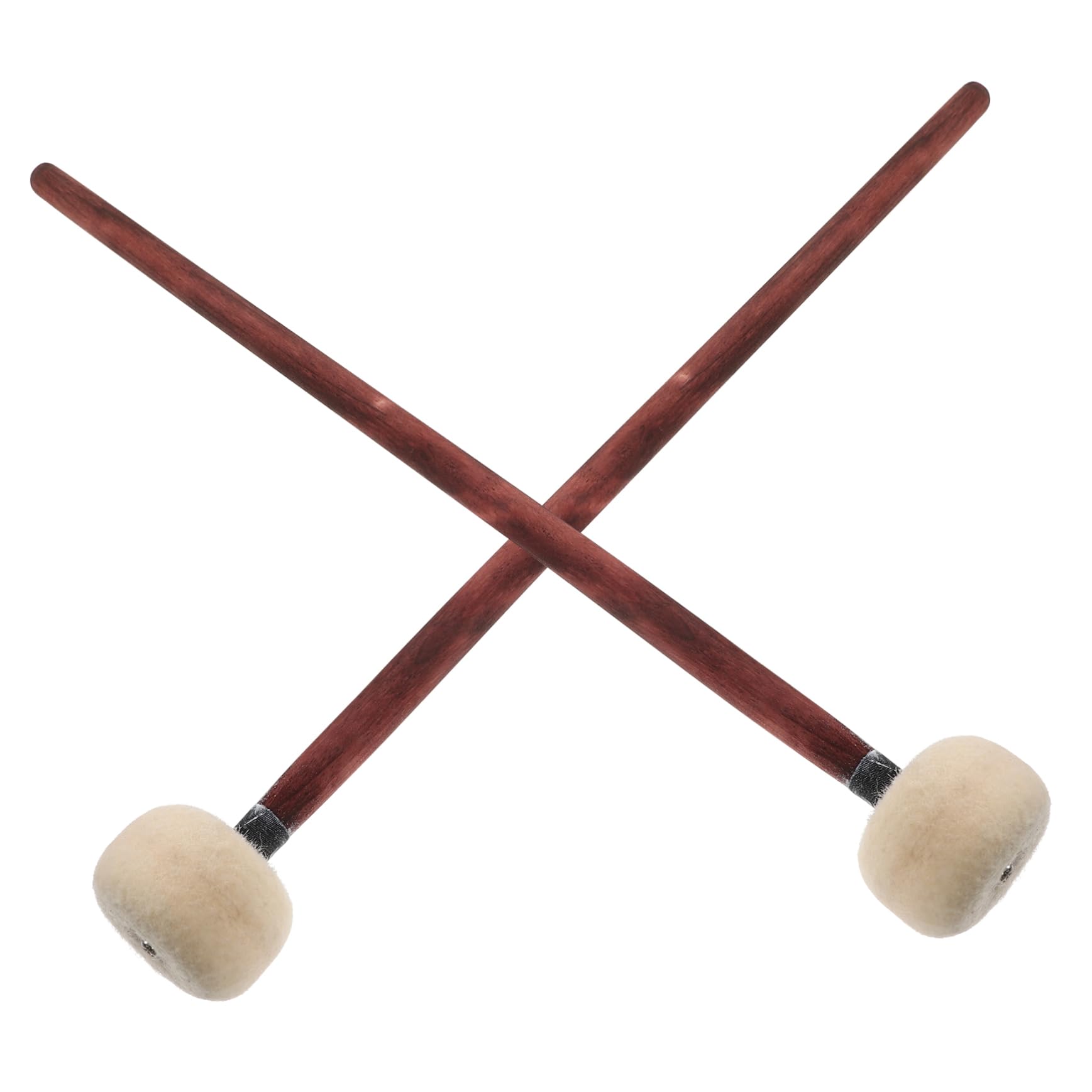 ibasenice 10stücke Holzgriff Schlagzeug Mallet Filzkopf Percussion Drumsticks Für Übung Und Tuning Für Marschtrommeln Und Bassdrums Robust Und Langlebig