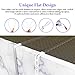 Smolink Ethernet Cable 50 FT, Cat 8 Ethernet Cable 2000Mhz 40Gbps, Internet Cable Professional Flat LAN Cable SFTP Patch Cord with Gold Plated RJ45 Connector for Router Modem, White