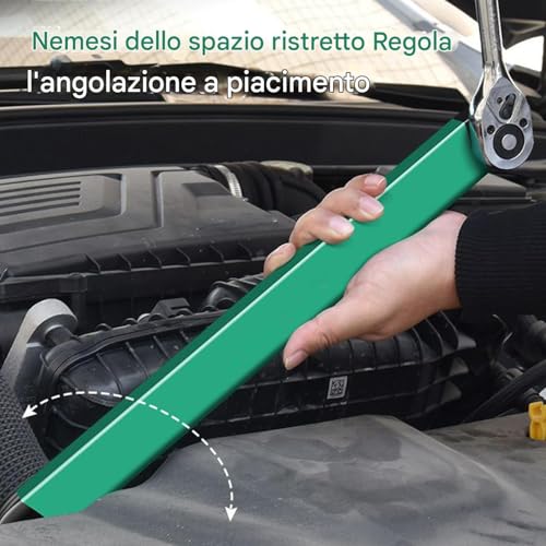 Outil d'extension double tête avec clé à cliquet pour espace restreint - 3