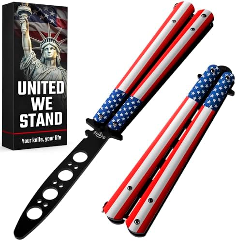 Butterfly Knife - Balisong Trainer - American Practice Butterfly ...