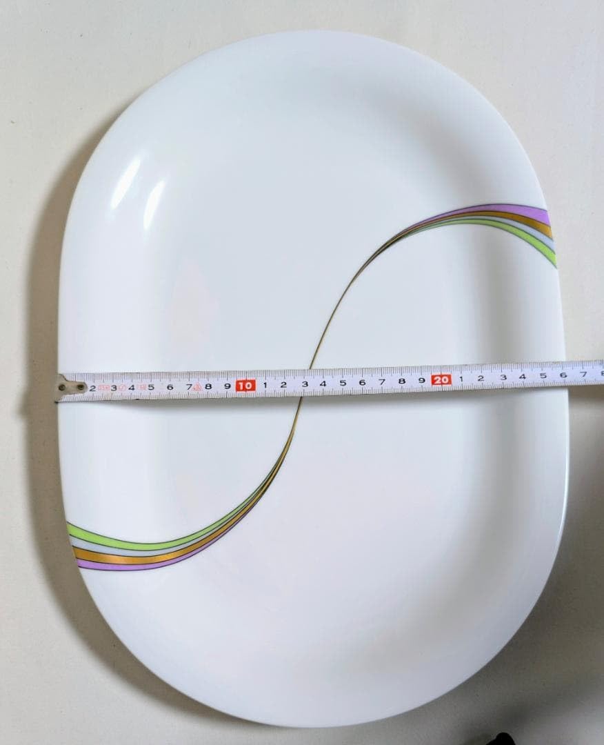 ロールストランド カラフルライン皿 37cm