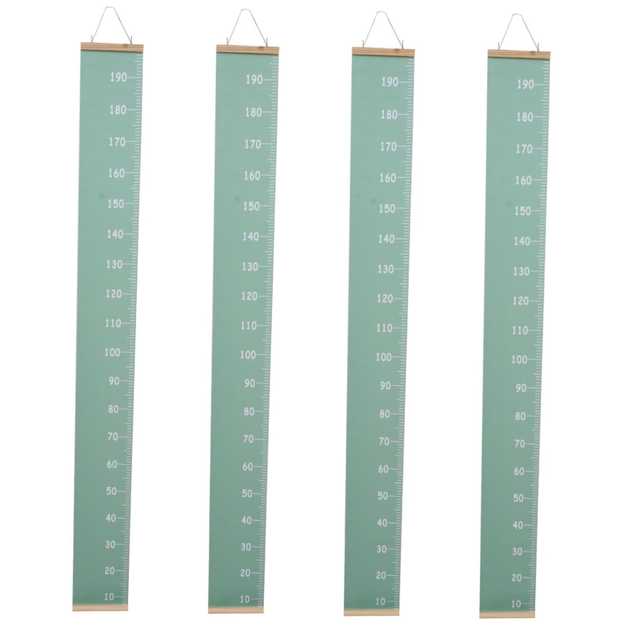 VICASKY 4piezas Regla Colgante De Medición De Altura Para Niño Niña Decorativa y Práctica Crecimiento Infantil Casa Medidor Ecológico Lienzo Adorable Decoración Para Habitaciones De