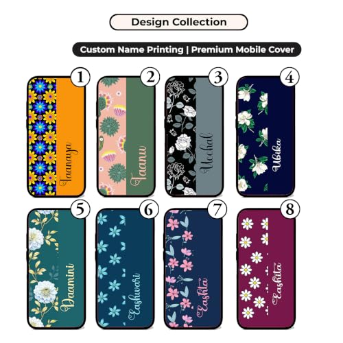 Image of Customise Name Case Cover for Xiaomi Poco C50 4g Multicolor