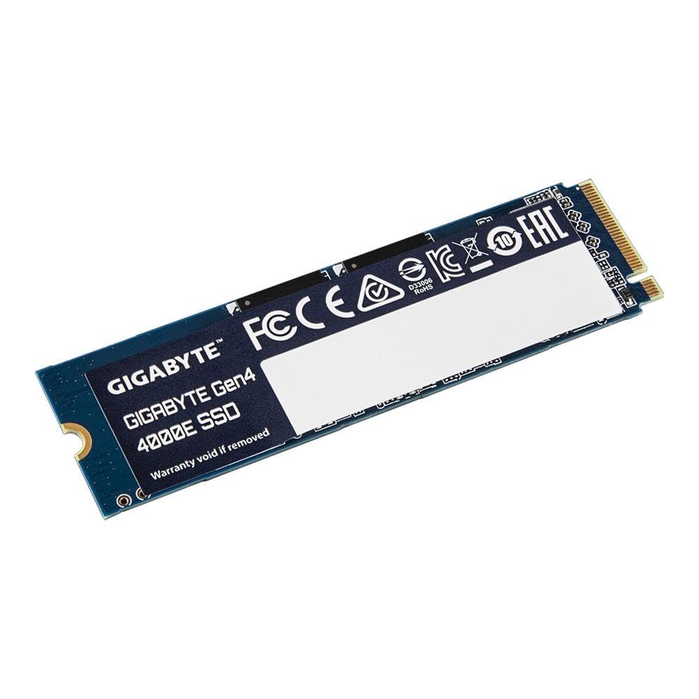 Gigabyte Disque SSD M.2 de 500 Go Gen4 4000E (PCIe Gen 4.0 x4/NVMe 1.4)