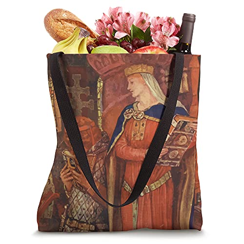 Bolsa tote artística de Santa Margarita, Reina de Escocia, católica miniatura 4