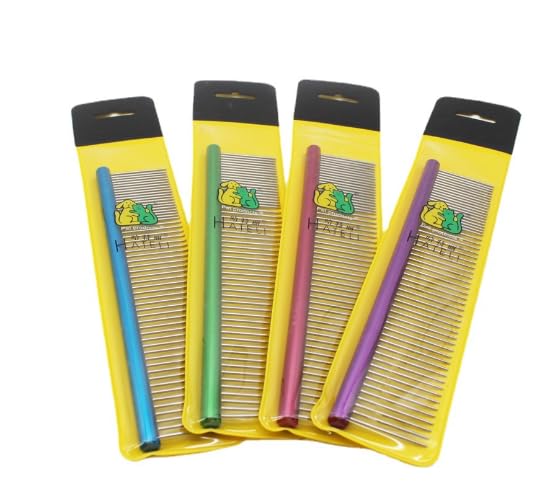 Dog comb, stainless steel comb, pet specific comb