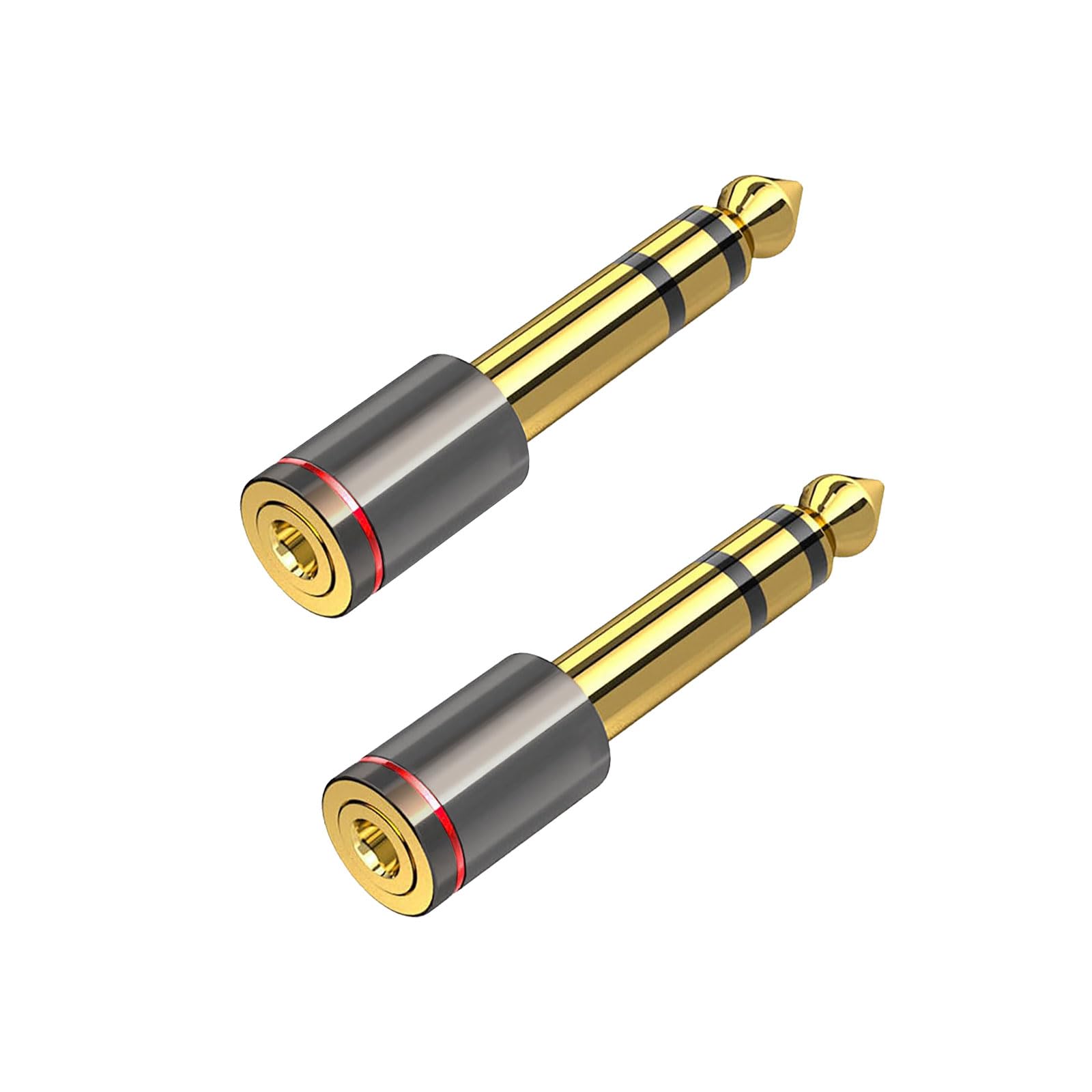 Amazon | KUKUMA 3.5mm 6.3mm 変換 ヤホンジャック 変換 プラグ 2本
