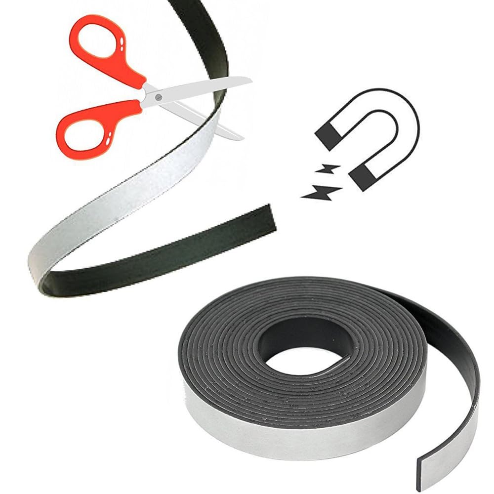 Bande Magnétique Colorée Bleue 30 Mm X 0,85 Mm X 5 M – Découpable, Aimant Puissant Pour Étiquetage & Organisation