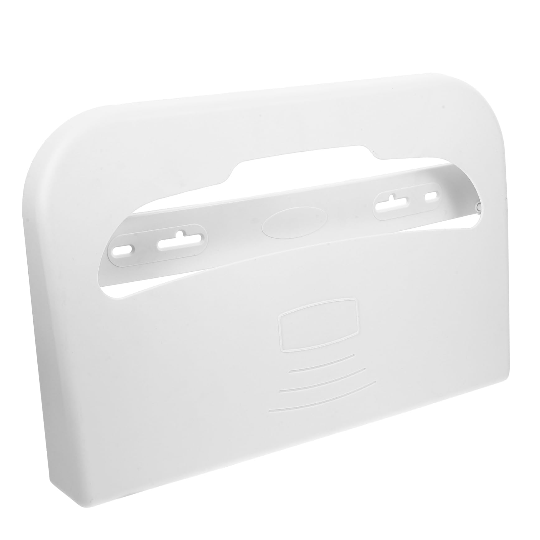 Ciieeo Plastic Toilet Seat Paper Dispenser Wall Mount Holder for Washroom Toilet Seat Cover Storage