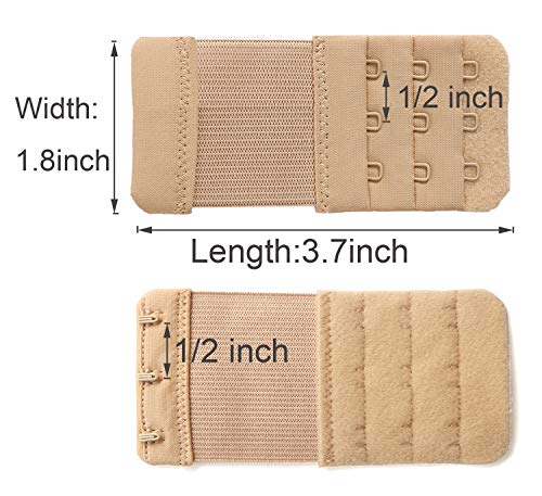Image of SAMGU Women's Bra Extenders 2 Hook /3 Hook /4 Hook /5 Hook /6 Hook Soft Stretchy