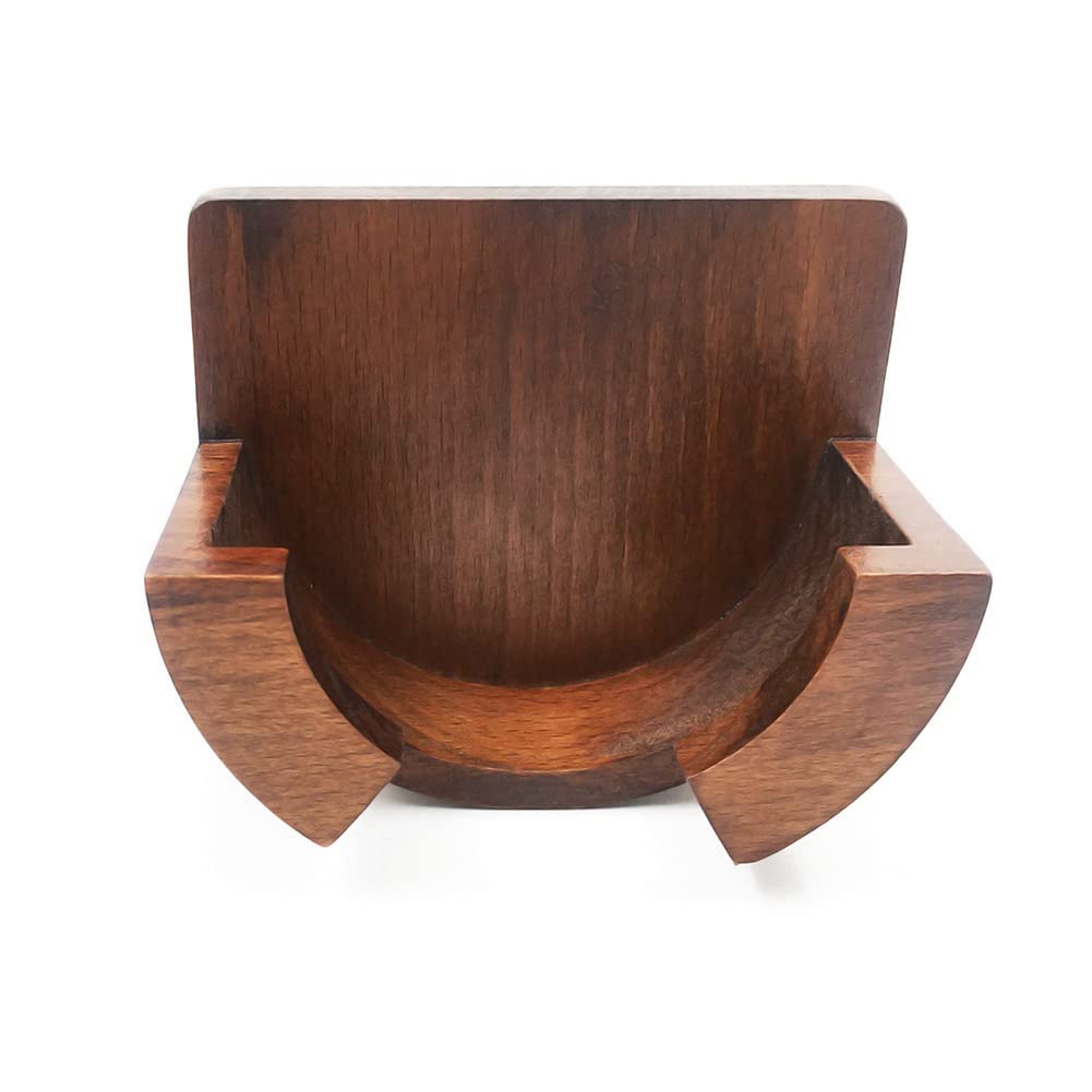 CTRLZS Coffee Portafilter 51MM-58MM Wall Rack Wood Espresso Coffee Filter Holder Tampers Wall Mounted Rack Coffee Tools